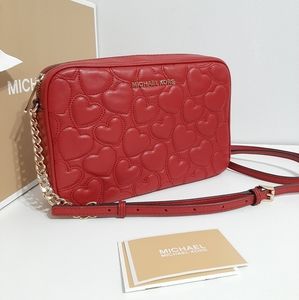 Nwot MK Genuine Leather Crossbody